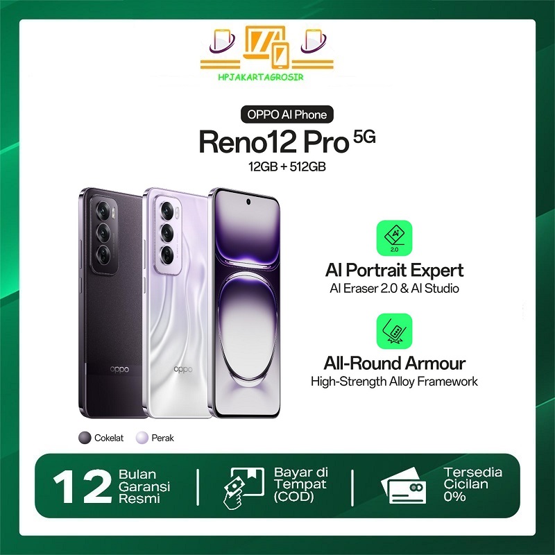 Oppo Reno12 Pro 5g 12Gb/512Gb Smart Phone Harga  6,485,000 Ringgit*Penghantaran Percuma
