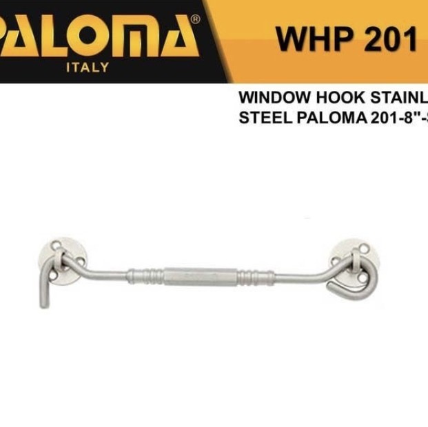 Window Hook Paloma WHP 201 Stainless 201 Ukuran 8\ Window Hook Paloma WHP 201 Stainless 201 Ukuran 8\