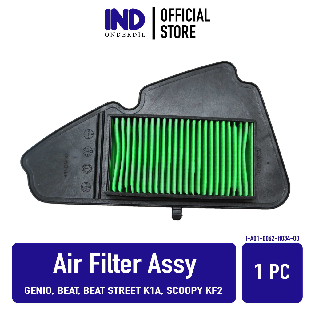 Filter-Saringan-Busa Udara-Hawa-Air Honda Genio & Beat New LED K1A 2020 & Scoopy New K2F 2021 Harga 81,000 rupiah*Gratis Ongkir