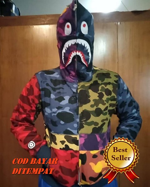 harga hoodie bape x pubg original