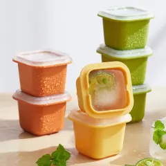 Kotak Mini Cetakan Es Batu Puding Jelly Dengan Tutup