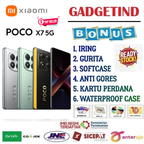 Sale Poco X7 5g 12/512Gb | Dimensity 7300-Ultra | Crystalres 1.5K 120Hz Amoled | 50Mp Camera with Ois Harga 3,850,000 rupiah*Gratis Ongkir