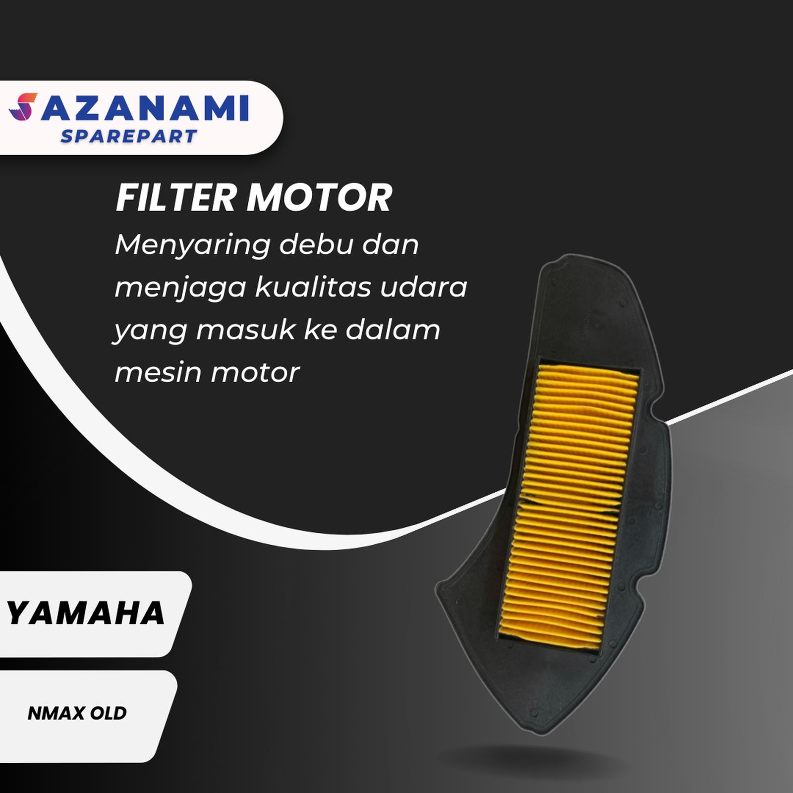 Yamaha Nmax Old Motorcycle Air Filter 2015-2019 Yellow Harga 17,000 rupiah*Gratis Ongkir