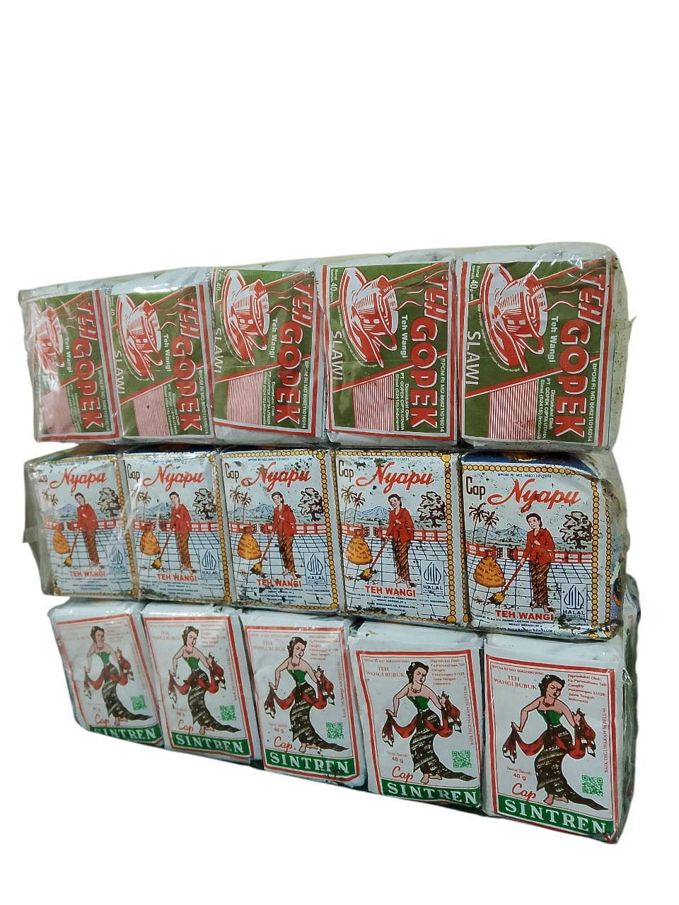 Typical Solo Tubruk Tea, Economical Package - Sintren Nyapu Gopek (40g X 30Pcs)