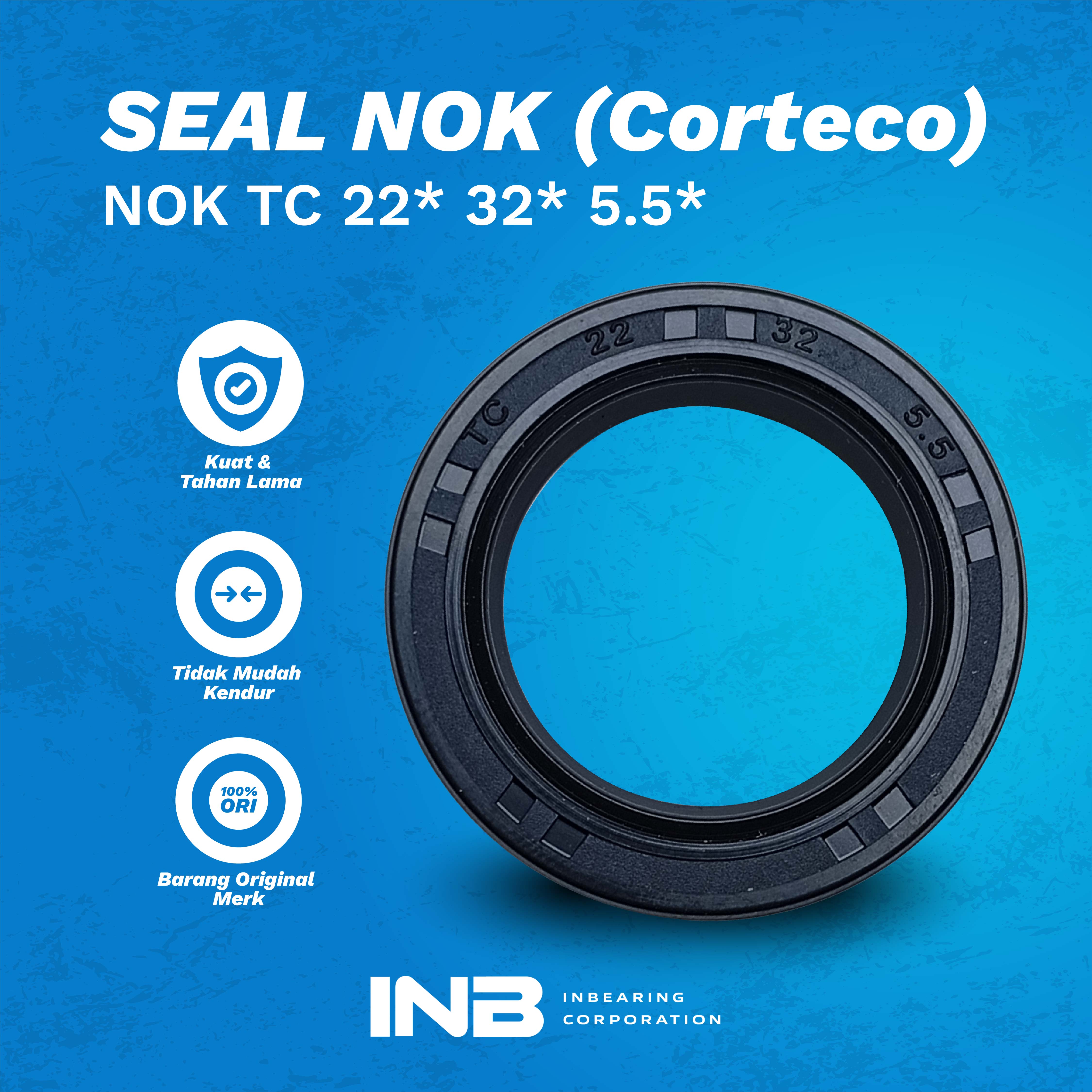 Seal Tc 22 32 5.5 Seal Transmisi Toyota Dyna 130 HT INB Original Nok Harga 58,687 rupiah*Gratis Ongkir