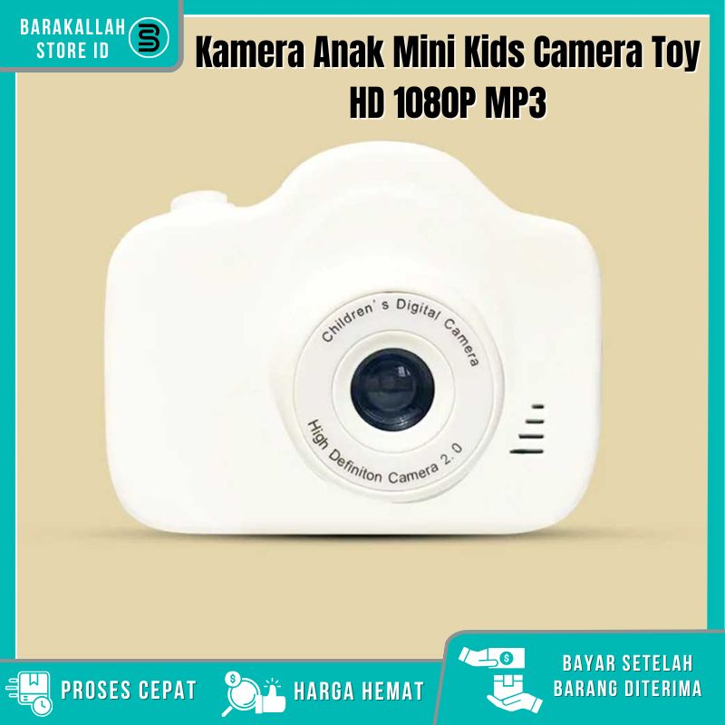Naievear Kamera Anak Mini Kids Camera Toy HD 1080P MP3 Player 2 Inch / Mainan Kamera Anak HD / Kamera…