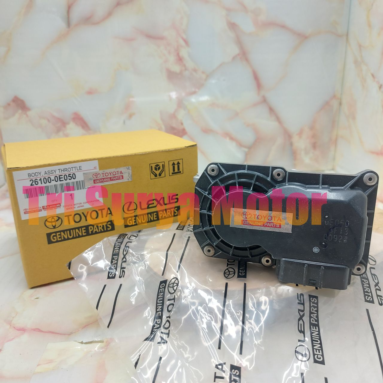 THROTTLE TROTOL BODY INNOVA REBORN DIESEL/HILUX REVO DIESEL/FORTUNER DIESEL NEW 26100-0E050 ORI Harga 675,000 rupiah*Gratis Ongkir