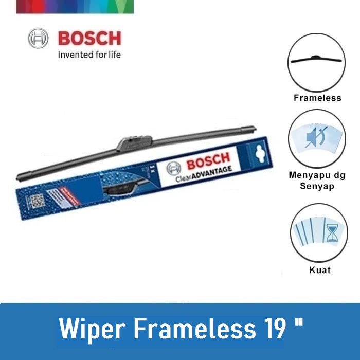Bosch Wiper Frameless Clear Advantage Car Front Size 19 Inch Bca19 - 1 Pcs Harga  105,060 Ringgit*Penghantaran Percuma
