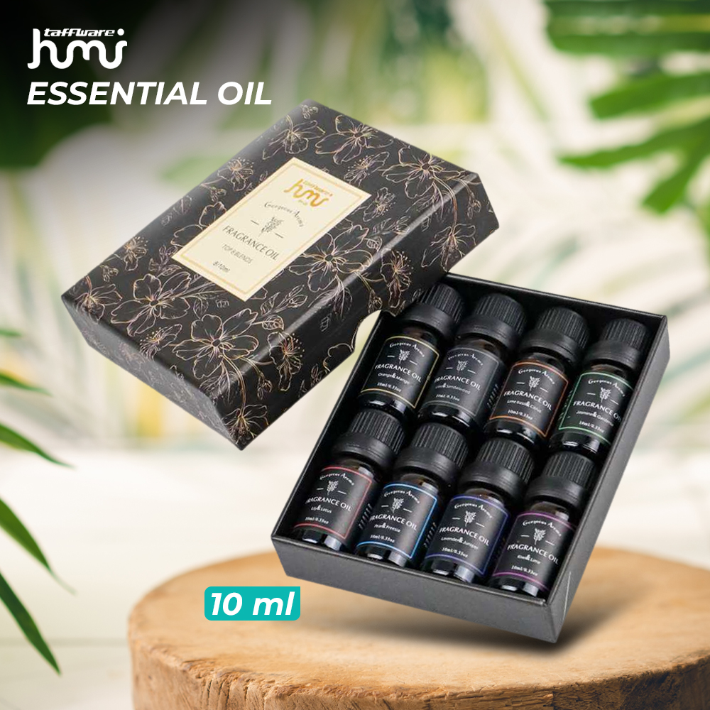 [ Bayar Di Tempat ] - PAKET Essential Oil Minyak aromaterapi Pengharum Ruangan 8 in 1 Essential Fragra…