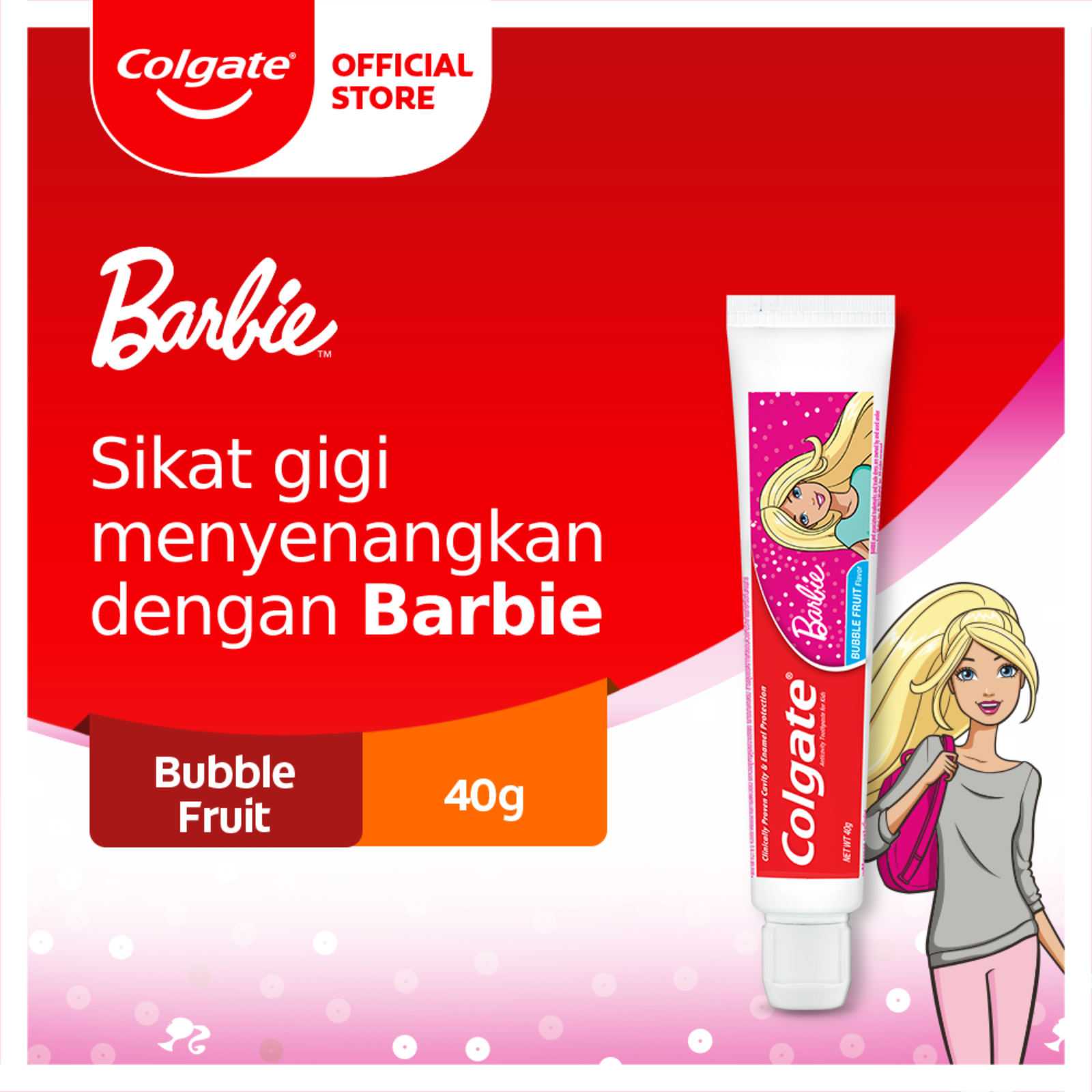 Colgate Kids Barbie Toothpaste/Pasta Gigi 40 gr
