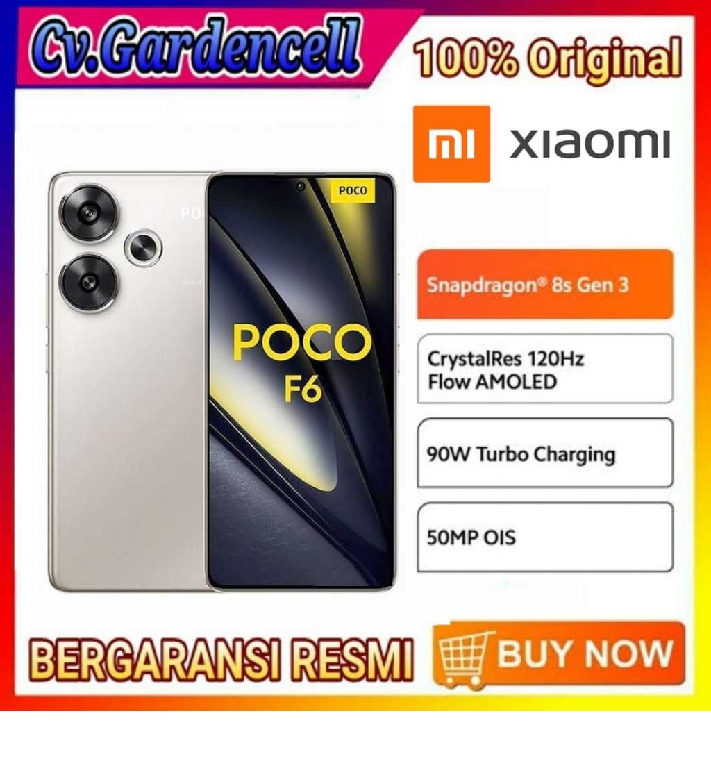 Xiaomi Poco F6 ram 12/512gb Garansi Resmi Harga  4,850,000 Ringgit*Penghantaran Percuma