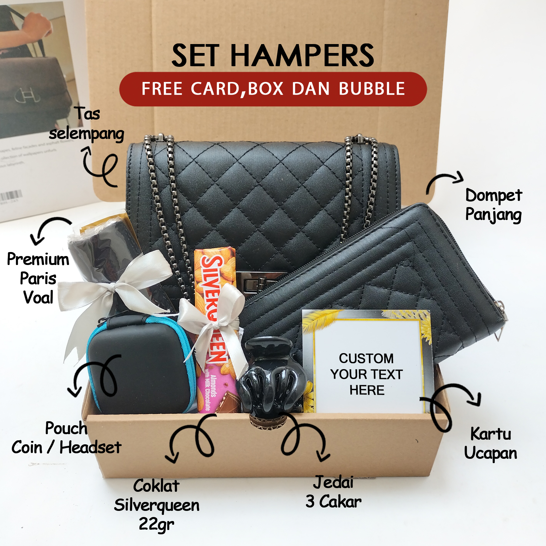 Surabaya hadiah Hampers, Hadiah ulang tahun, Women's Bags, Girls' Hadiah ulang tahun, pernikahan Annivβ¦