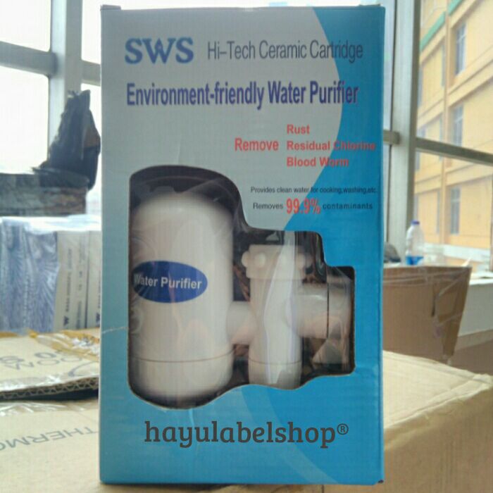 Filter Air Purifier Keramik SWS Hi Tech Cartridge - Penyaring Air - Putih Harga 42,000 rupiah*Gratis Ongkir