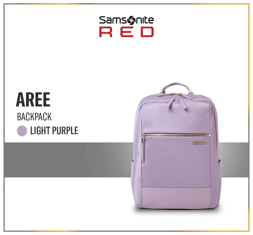 Samsonite Red Label Aree Backpack M Light Purple Lazada Indonesia