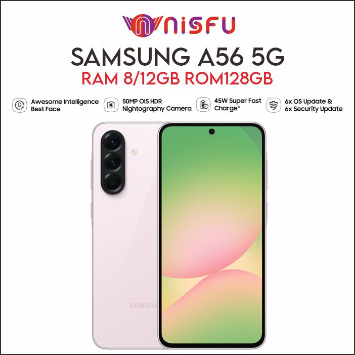 Samsung Galaxy A56 5G 12/256 GB Garansi Resmi SEIN Harga  6,199,000 Ringgit*Penghantaran Percuma