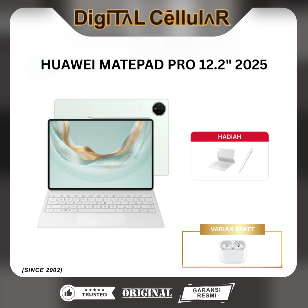 Huawei Matepad Pro 12.2 Inch 2025 Official Warranty Harga  12,500,000 Ringgit*Penghantaran Percuma