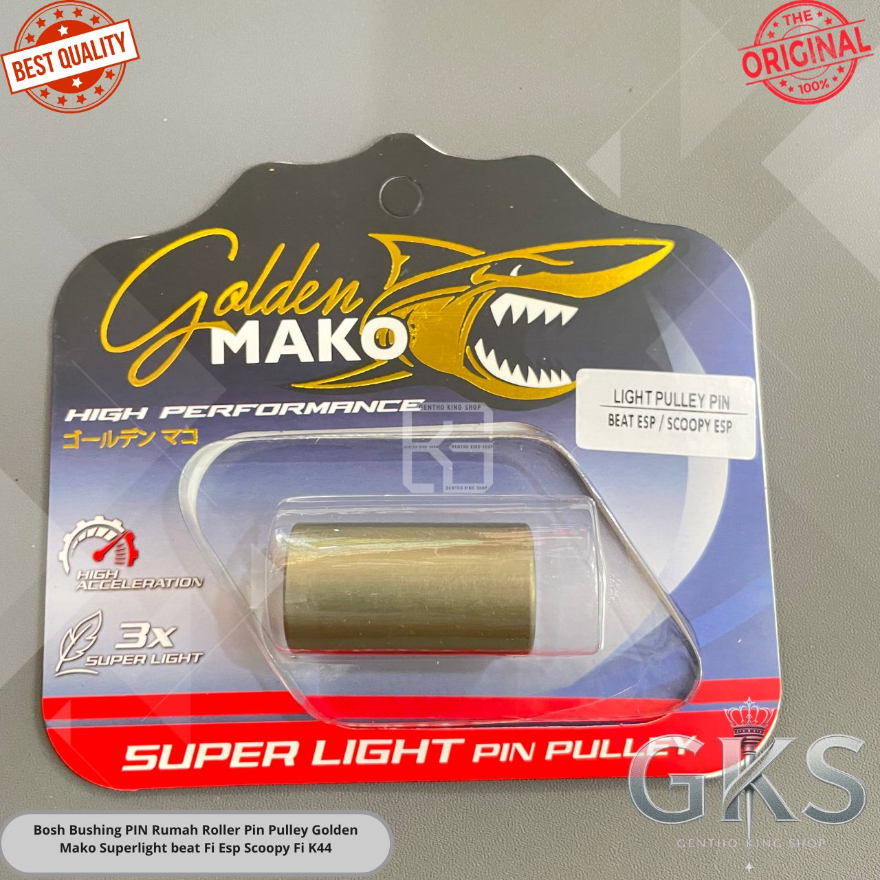 Bosh Bushing Pin Roller Pin Pulley Housing Golden Mako Superlight Beat Fi Esp Scoopy Fi K44 Harga 65,835 rupiah*Gratis Ongkir