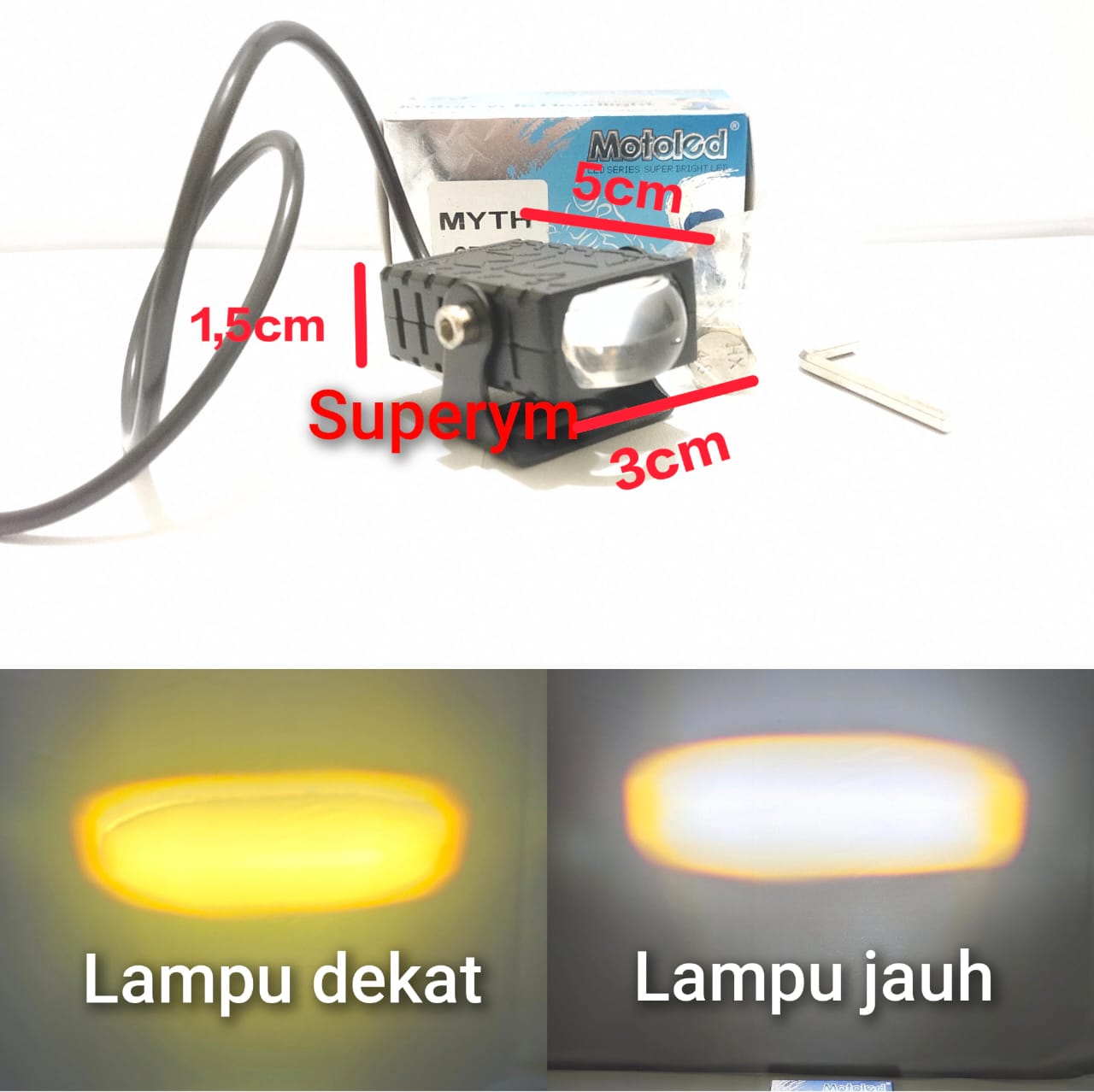 Spotlight Shooting Light D2 Myth Sm1 Slim Laser Far Near Small Far Near Yellow White Harga 39,500 rupiah*Gratis Ongkir
