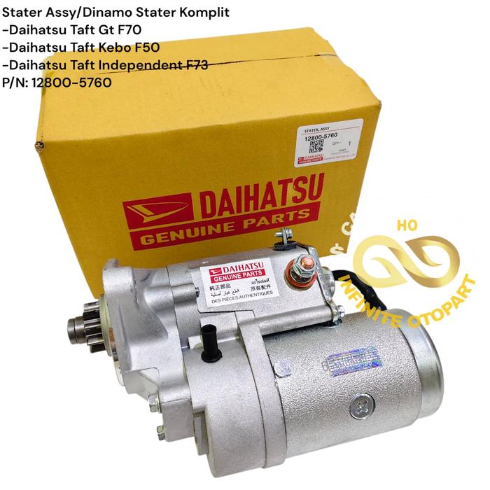Stater Assy Dynamo Stater Complete Taft Gt F70 Kebo F50 F73 Independent 12800-5760 Dai Gs Harga 1,500,000 rupiah*Gratis Ongkir