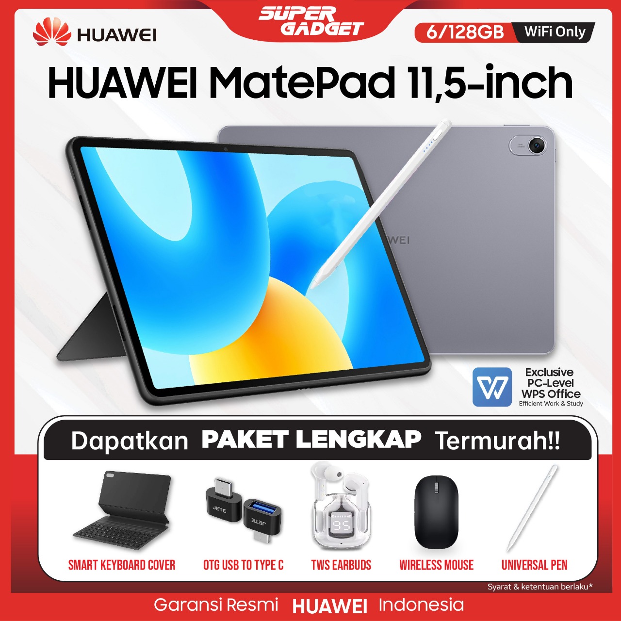 Huawei Matepad SE 4/64 GB Tablet 10 inch Giá 4,449,000 Đồng*Miễn phí vận chuyển
