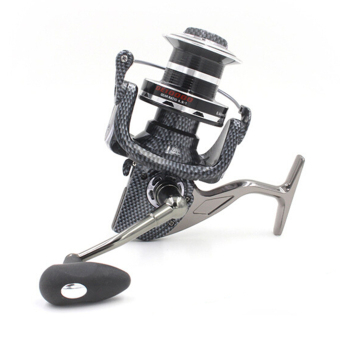 10000 Series 12+1BB Full Metal Line Cup Spinning Reel Large Long Shot Wheel Fishing Reel