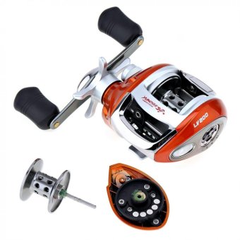 12 + 1 BB 6.3:1 rasio Gear Stainless Steel memancing umpan Casting Reel dengan Magnetic rem (tangan kiri)
