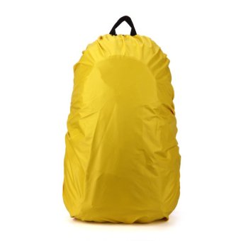 Gambar 35L Waterproof Backpack Cover Dust Rain Bag Cover Nylon For TravelCamping Hiking Cycling Outdoor (Yellow)