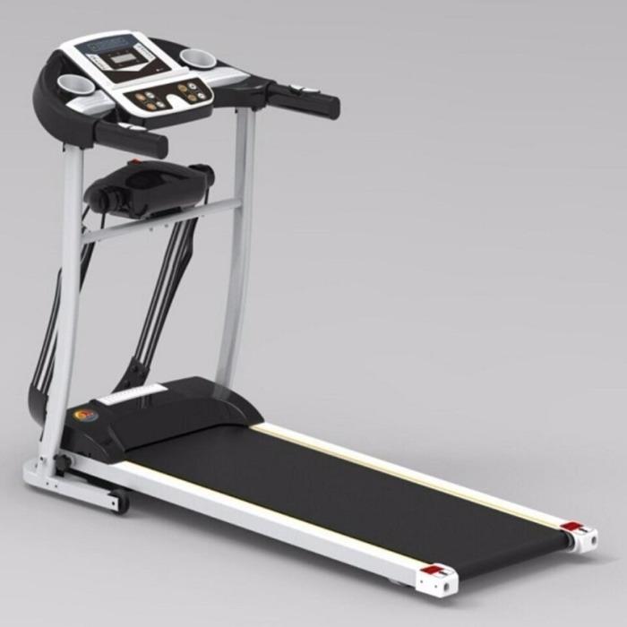 Alat Fitness Treadmill Elektrik 2 Fungsi Venice M8 putih