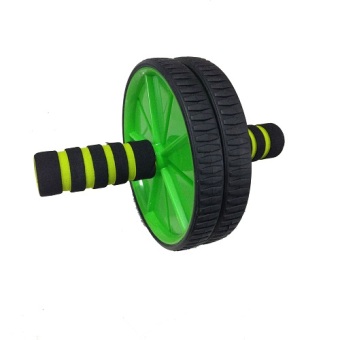 Anekaimportdotcom Fitness Double Wheel Dual Roller Exercise Gym Body Slim / Fitnes Double Wheel- Hijau Oktober 2019 - 3 Anekaimportdotcom Fitness Double Wheel Dual Roller Exercise Gym Body Slim / Fitnes Double Wheel- Hijau - 3