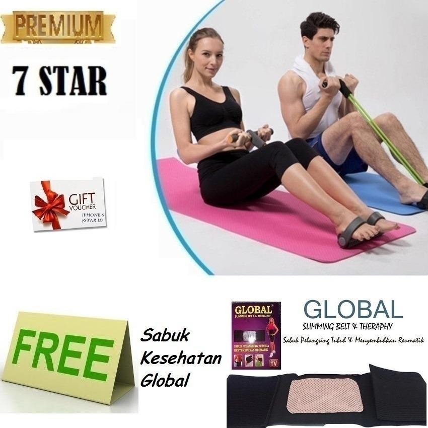 Body Trimmer Alat Pengencang & Pengecil Perut, Punggung dan Lengan + Gratis Slimming Belt Sabuk Kesehatan Global - Korset Pelangsing Tubuh / Perut