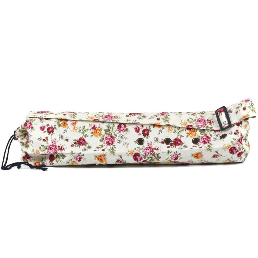 Bordir Kanvas Tas Tikar YOGA Fitness G0940c Floral-Intl