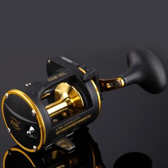 Counter Alarm Bell Spinning Reel Drum Mancing Trolling perahu Plate Baitcast roda