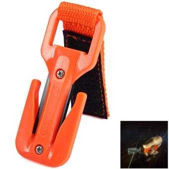Gambar EZDIVE KF SZ Scuba Diving Knife Two Sides Line Cutter with 2Pcs Replacement Blades   intl