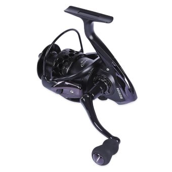 FISHDROPS Full Metal Fishing Spinning Reel with Foldable Handle BE-6000 (Black) - intl