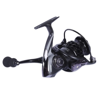 FISHDROPS Hollow-out Spinning Reel Fishing Tackle Lure with Exchangeable Handle(BE5000) - intl