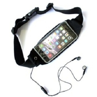 Gambar G smart Black Waterproof Waist Sport Bag for Smartphone 4.7   5.2\