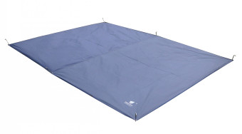 Gambar GEERTOP alas terpal tenda   300 cm x 220 cm tahan air terpal Canopykain Oxford, untuk 4 to 5 orang berkemah mendaki piknik   abu abu
