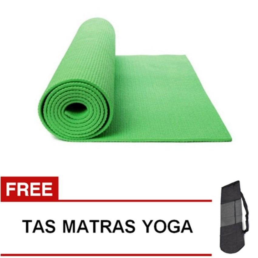 Homedepot Matras Yoga Mat 6MM A383 Hijau (FREE TAS)