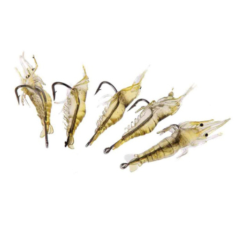 Penangkapan ikan kait 5 buah/set penangkapan ikan umpan dengan kait yang tajam jelas buatan