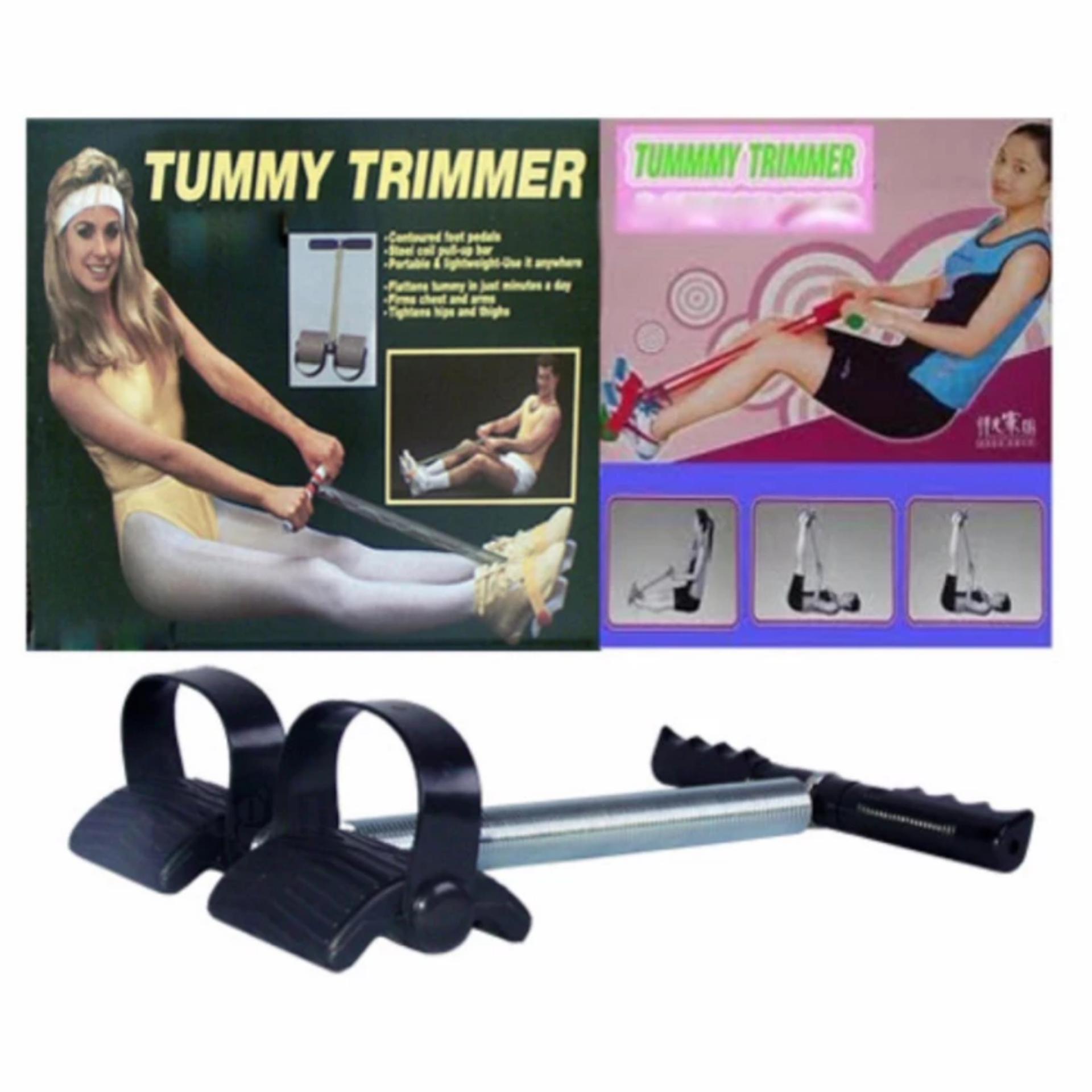 JBS - QuincyLabel Tummy Trimmer Alat Olahraga Pembakar Lemak Perut - Pelangsing Perut - Pembentuk Tubuh - Alat Olahraga Fitness - Hitam