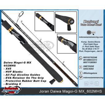 Joran Mancing Spinning Daiwa Magoi G-Mx 602mhs (Panjang 1.80m)