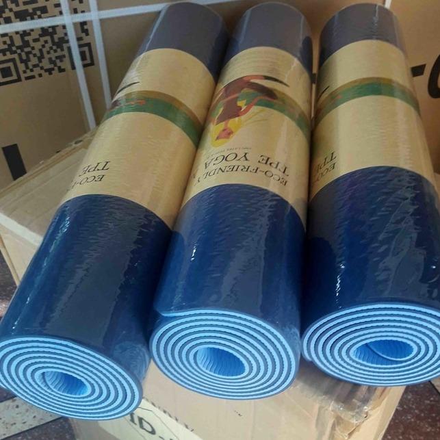 Matras YOGA / Yoga MAT TPE Double Layer / Matras 2 sisi warna