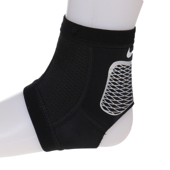 Gambar Nike Pro Hyperstrong Ankle Sleeve 2.0   Black Metallic Silver White