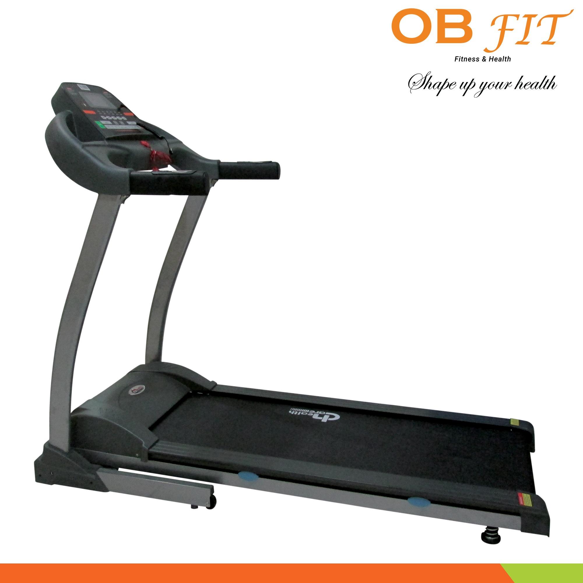 OB Fit Electric Treadmill Auto Incline Speed 1-18 km GHNC-4830