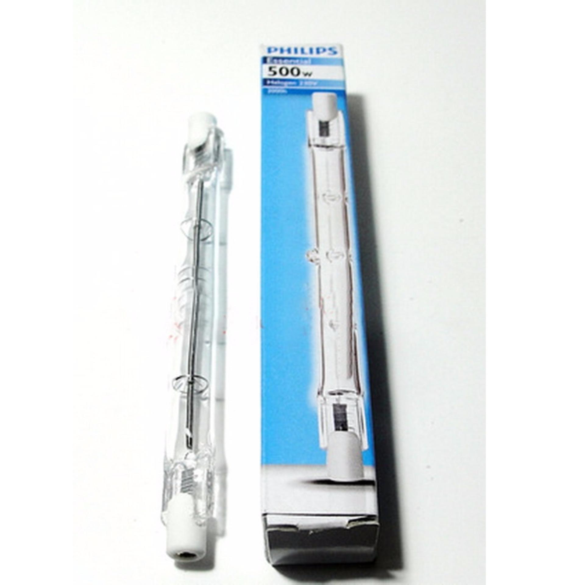 Harga Penawaran Philips Bohlam Stik Lampu Halogen Sorot Plusline 500 Philips Bohlam Stik Lampu Halogen Sorot Plusline 500 Watt Warm White