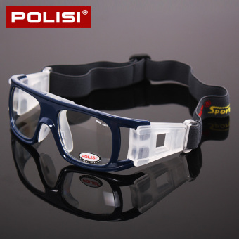 Polisi anti-kabut miopia bermain sepak bola frame kacamata basket kaca mata