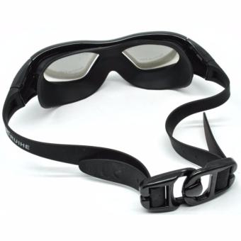 Ruihe Kacamata Renang Big Frame Anti Fog UV Protection RH9110 -Hitam