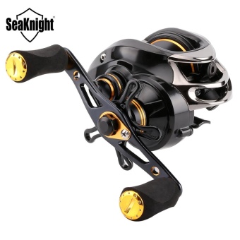 Gambar SeaKnight LYCAN 1200HG 7.01 Baitcasting Fishing Reel 11+1BB 5KGCarbon Fiber Drag System 205g Wheel Left Hand Black   intl