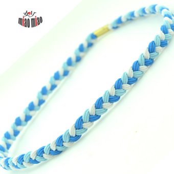 Sederhana anyaman secara keseluruhan lintas hair band yoga kebugaran karet rambut Sederhana anyaman secara keseluruhan lintas hair band yoga kebugaran karet rambut