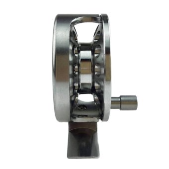 Semua logam Memancing Reel tangan kanan Rocker berkapasitas Line 60 M rem